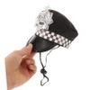 Adjustable Black Costume Hat for Dogs and Cats view 3