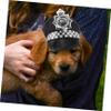 Adjustable Black Costume Hat for Dogs and Cats view 4