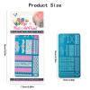 Flower & French Nail Stamping Plate view 4