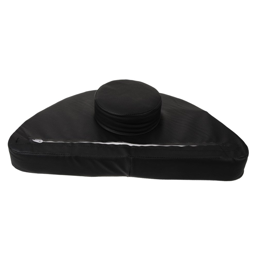 Sosoport Massage Table Headrest Cushion with Face Hole, Black PU