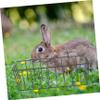 PartyKindom Hanging Rabbit Hay Feeder, Metal, Rust- and Wear-Resistant view 4