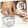 BATHVEVE Men's Shaving Brush Set with Stainless Steel Bowl and Wooden Handle view 3