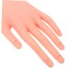Manicure Practice Tool, Left-Hand Model, 2-Piece Set, Beige Rubber view 4