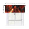 Dragon Battlefield Short Kitchen Curtain for Windows, 132.1 cm W x 45.7 cm L, Light-Filtering Cafe Curtain Valance, 7.6 cm Rod Pocket, 1 Panel view 4