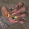 Artificial Nail Glue, Flower, Coffin, French Tip, Acrylic Artificial Nails view 2