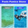 Pumice Stone for Cleaning: Tile Eraser for Pool Edge Stains and Scale, Heavy-Duty Cleaner for Grout, Concrete, Spa Surfaces, and Fountains L view 4