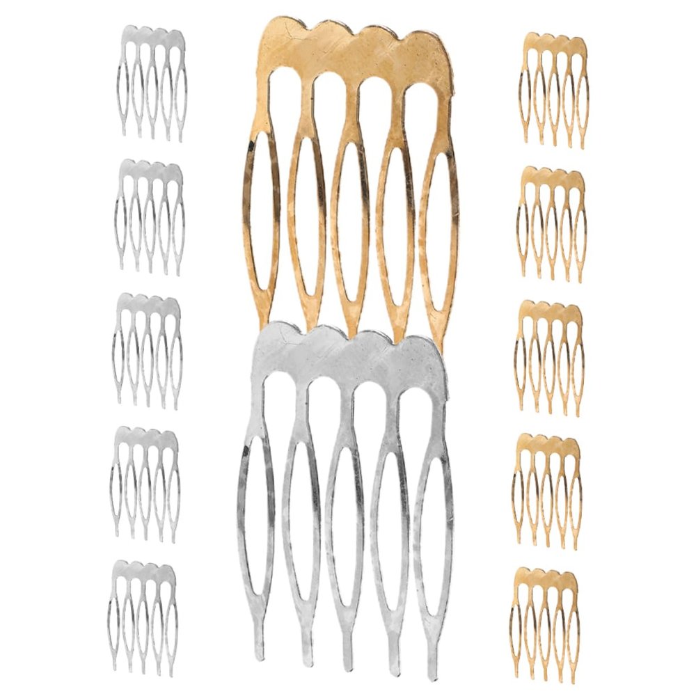 TOGEVAL 12-Piece Side Hair Combs for Women, Stylish Hair Styling Combs for Weddings and Special Occasions, Lightweight Iron Material for Comfort