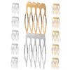 TOGEVAL 12-Piece Side Hair Combs for Women, Stylish Hair Styling Combs for Weddings and Special Occasions, Lightweight Iron Material for Comfort view 1