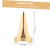 10-Piece Gold Zinc Alloy Hair Sectioning Rings view 2