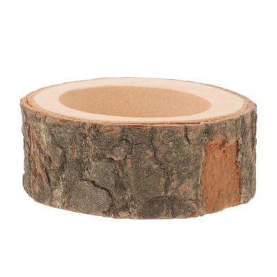 CVUTOVO Wooden Bowl for Hamsters and Rabbits, Non-Slip, Stable, 6 cm Diameter, for Gnawing, Easy to Clean