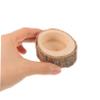 CVUTOVO Wooden Bowl for Hamsters and Rabbits, Non-Slip, Stable, 6 cm Diameter, for Gnawing, Easy to Clean view 3