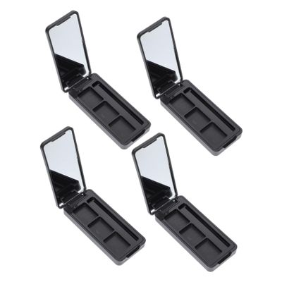 GALPADA 4-Piece Empty Refillable Makeup Palettes with Mirror