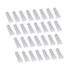 OFFIGAM 30-Piece White 10 ml Cosmetic Squeeze Bottles, PE and PP, Lightweight Frosted Travel Containers for Hand Cream and Makeup Storage view 1