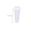 OFFIGAM 30-Piece White 10 ml Cosmetic Squeeze Bottles, PE and PP, Lightweight Frosted Travel Containers for Hand Cream and Makeup Storage view 2