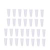 OFFIGAM 30-Piece White 10 ml Cosmetic Squeeze Bottles, PE and PP, Lightweight Frosted Travel Containers for Hand Cream and Makeup Storage view 3