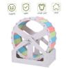 Gatuida 21cm Silent Hamster Wheel with Stand view 2
