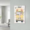Decorative Light Switch Wall Plate with Cartoon Catahoula Leopard Design view 2