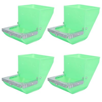 Milisten 4-Piece Plastic Rabbit Feeding Bowl Set