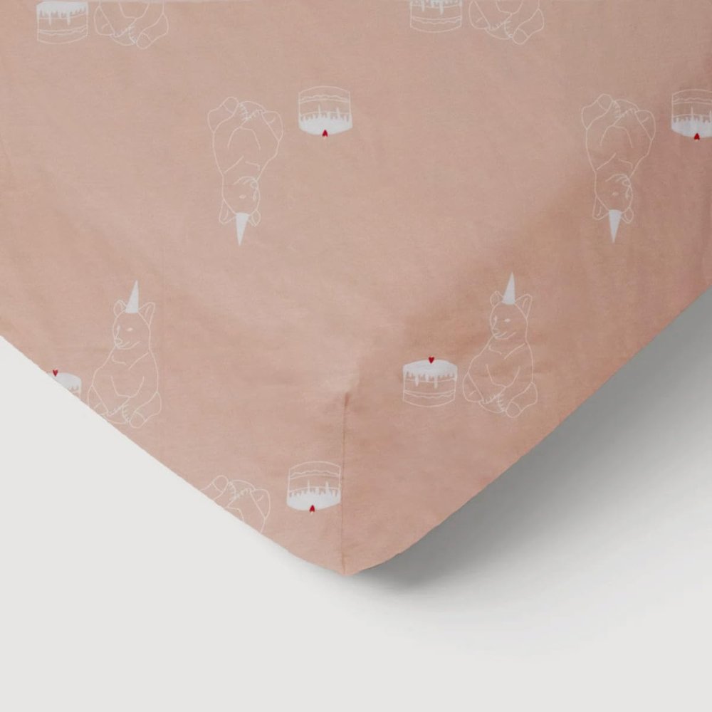 Mon P Dodo Printed Fitted Sheet, 70 x 140 cm