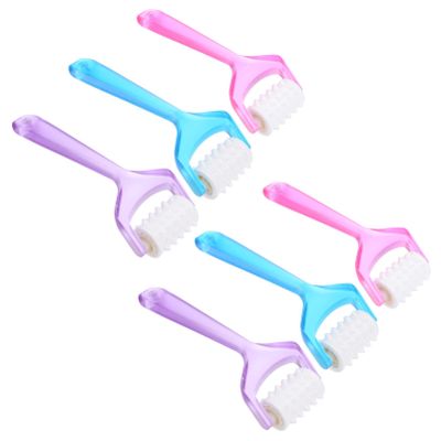 Beauty Massage Rollers, 6-Piece Plastic Set for Body and Face