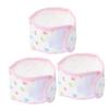 SWOOMEY Cotton Belly Bands for Newborns, 3-Pack, Soft and Comfortable, Pink, for Indoor and Outdoor Use view 1