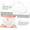 SWOOMEY Cotton Belly Bands for Newborns, 3-Pack, Soft and Comfortable, Pink, for Indoor and Outdoor Use view 3