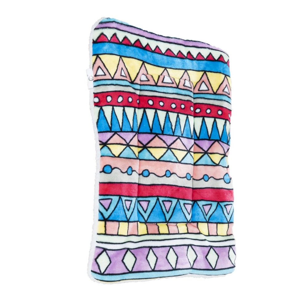 TOYANDONA Pet Sleeping Mat with Berber Fleece and Flannel, Soft and Versatile Winter Blanket for Dogs and Cats