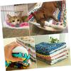 TOYANDONA Pet Sleeping Mat with Berber Fleece and Flannel, Soft and Versatile Winter Blanket for Dogs and Cats view 4