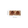 HANABASS Wooden Feeding Bowl for Small Pets view 2