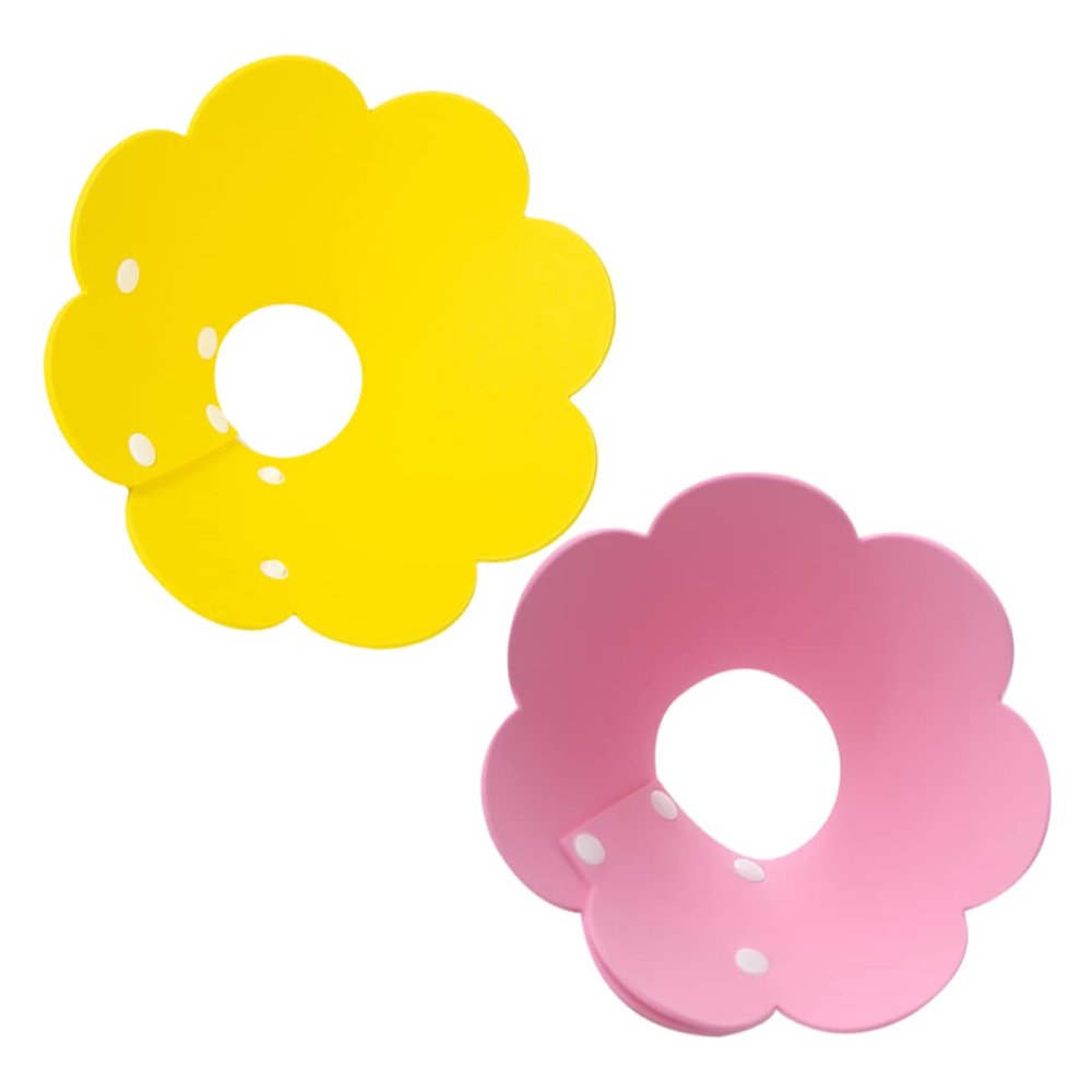 PartyKindom 2-Pack Floral Shaped EVA Protective Collar for Pets