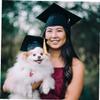 Dog Graduation Cap, Black Cotton Cap with Soft, Breathable Design view 4