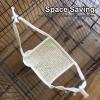 OKJHFD 5-Piece Lizard Hammock Bed, Space-Saving, Straw-Woven, Size L view 4