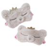 Homoyoyo Plush Sleep Masks, 2-Pack, Soft Light-Blocking Eye Covers for Comfortable Sleep and Naps at Home or on the Go view 1