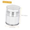 GANAZONO 2-Piece Refillable Cosmetic Cream Containers with Pumps for Travel view 2