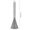Stainless Steel Dish Scrubber with ABS Handle view 2