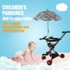 Stroller Umbrella for Toddlers, Portable UV Protection Sun Shade view 2