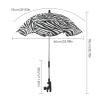 Stroller Umbrella for Toddlers, Portable UV Protection Sun Shade view 4