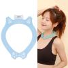 Yinhing Neck Cooling Ring, Cat-Claw Shape, Reusable Portable Ice Neck Ring for Summer Outdoors (Blue) view 2
