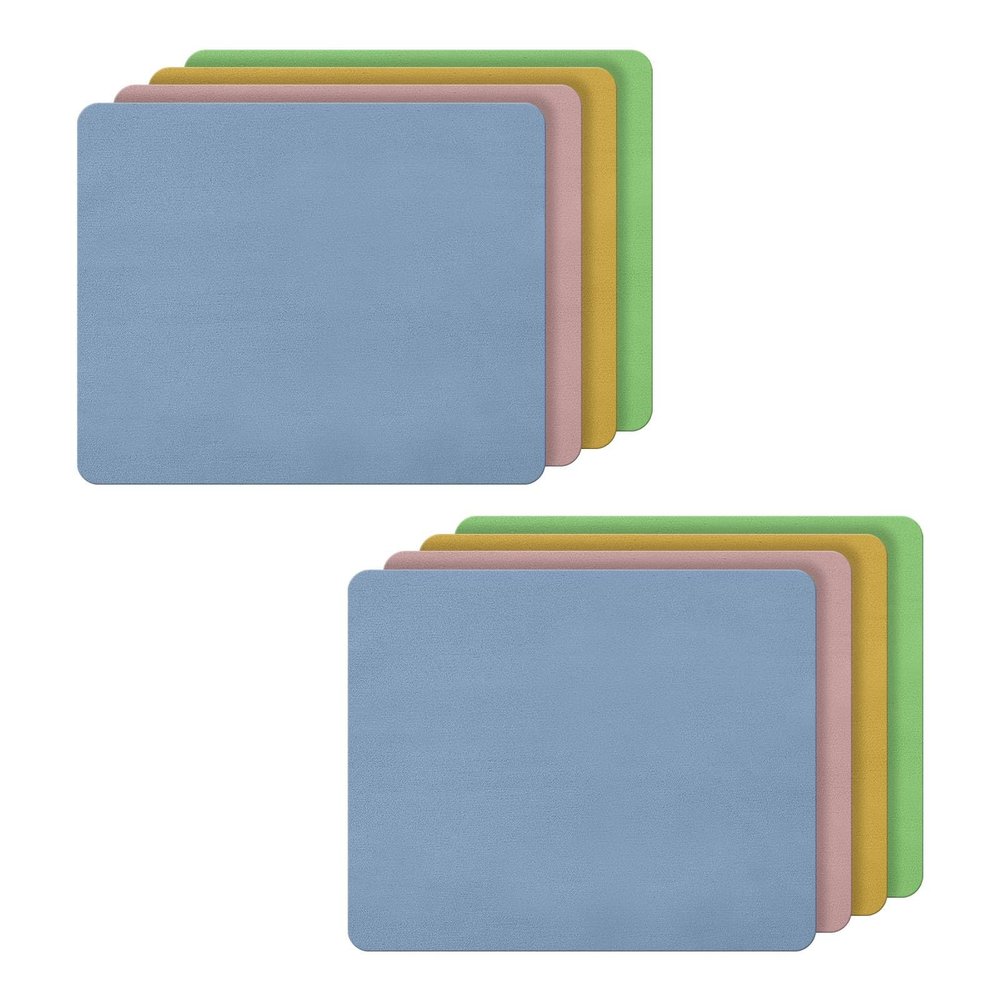 Funalix Microfiber Eyeglass Cleaning Cloths, 8 Thick Cloths for Glasses, Phones, Tablets and Cameras, Multicolor
