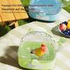Portable Ventilated Bird Carrier with Water Bottle view 3