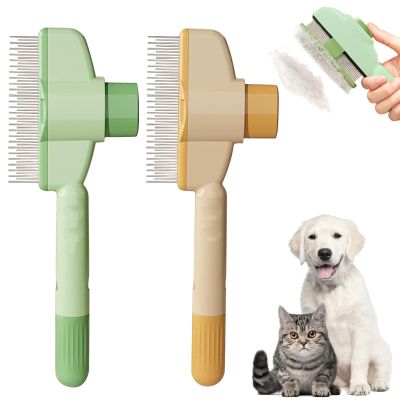 MLPKOI 2Pcs Self-Cleaning Flea Comb for Pets