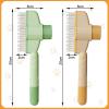 MLPKOI 2Pcs Self-Cleaning Flea Comb for Pets view 2