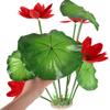 Milisten 2-Piece Artificial Lotus Aquarium Plants view 4