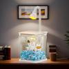 Clear Betta Aquarium with Lighting view 2