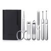 6-Piece Nail Clipper Set with PU Leather Travel Case view 1