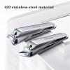 6-Piece Nail Clipper Set with PU Leather Travel Case view 3