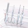 6-Piece Nail Clipper Set with PU Leather Travel Case view 4