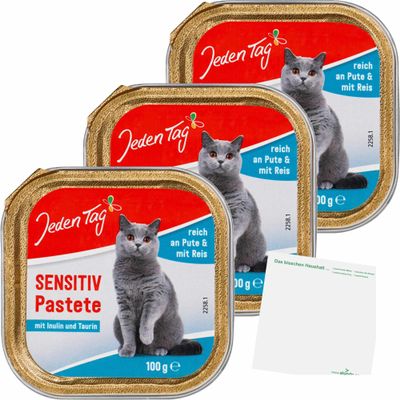 usy Bundle for Everyday Cat Fine Pâté Turkey and Rice 3-Pack