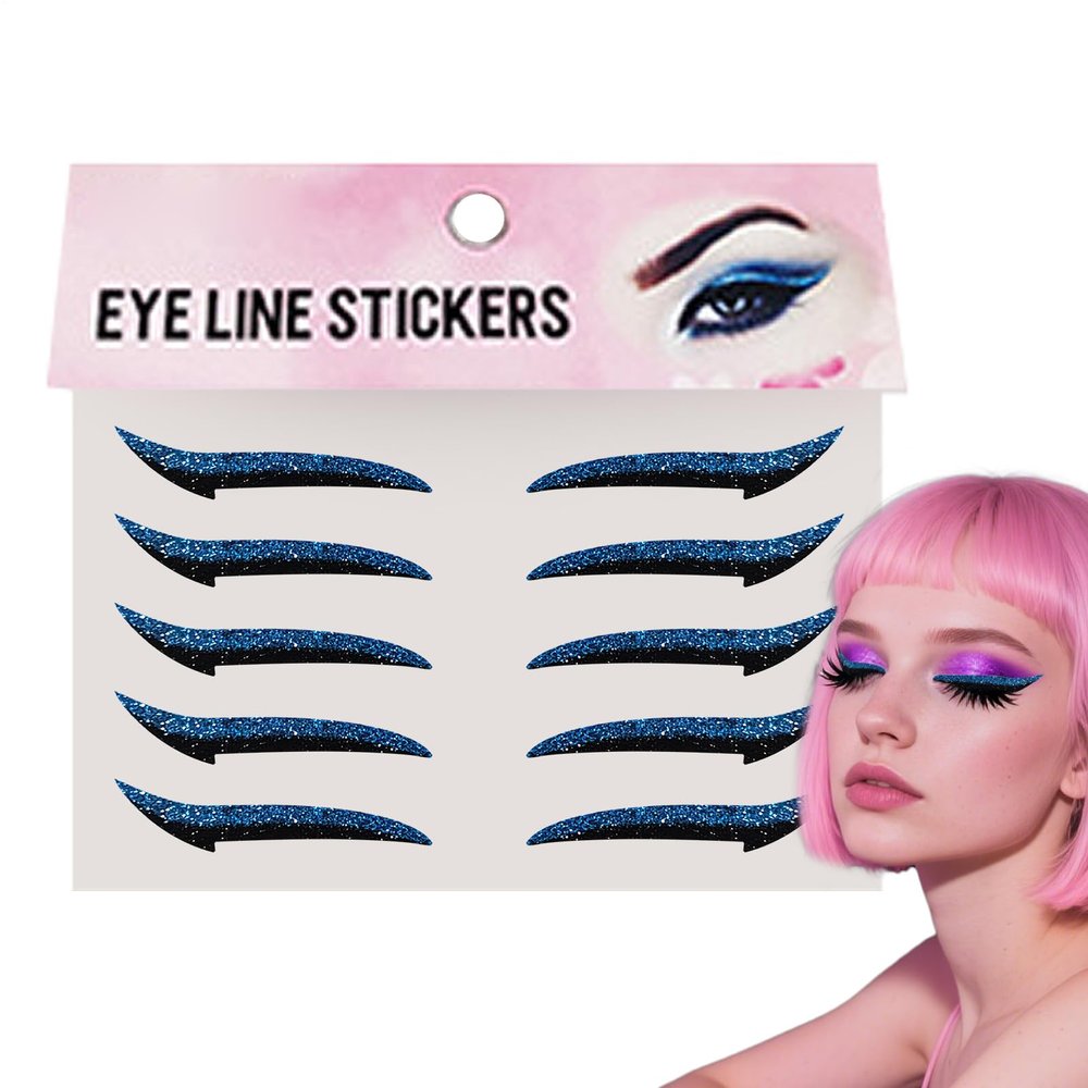 Refillable Eyeliner Stickers for Eyelids