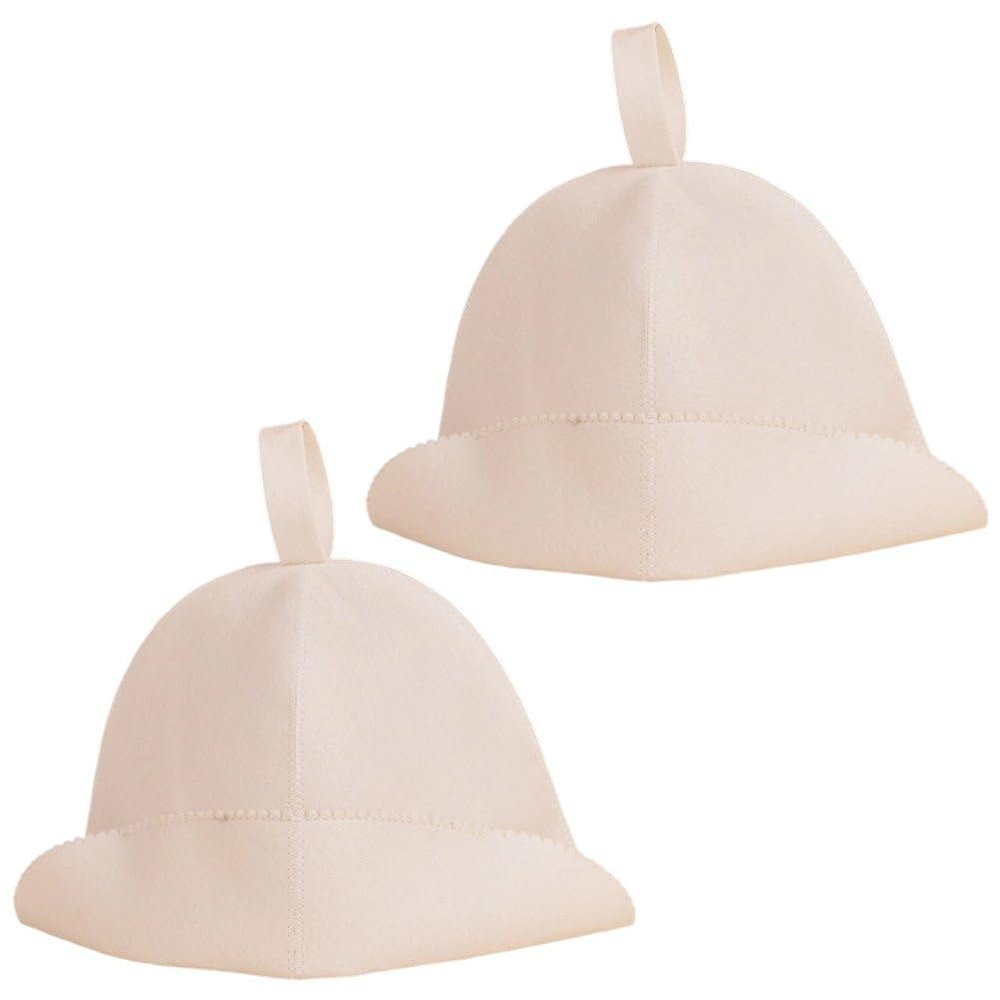 Zghhc 2-Pack Felt Sauna Hats for Men and Women